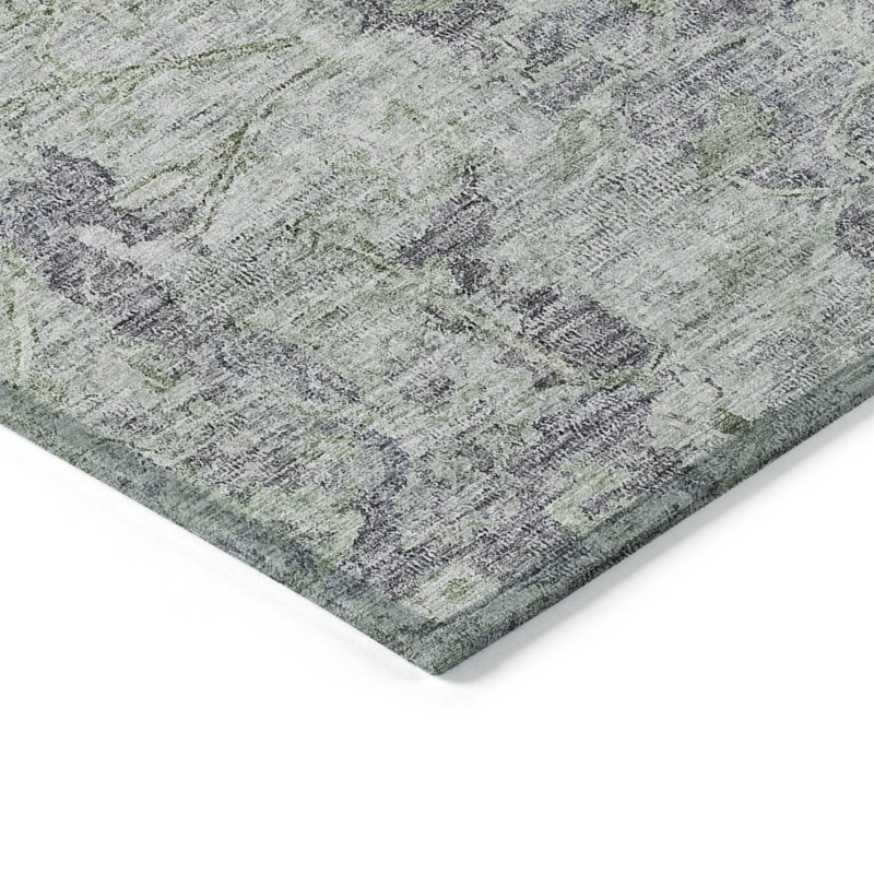 Paillasson intérieur antidérapant Cecelio, Rectangle 1 pi 8 po x 2 pi 6 po