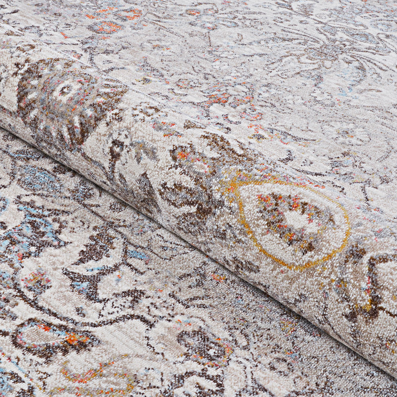 Tapis beige / moka Temaka, 8 pi 6 po x 13 pi 6 po