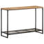 Olive 110cm Solid Wood Top Console Table-905094049