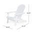 Chaise Adirondack pour n'importe quelle terrasse, patio ou bord de piscine-1207816739