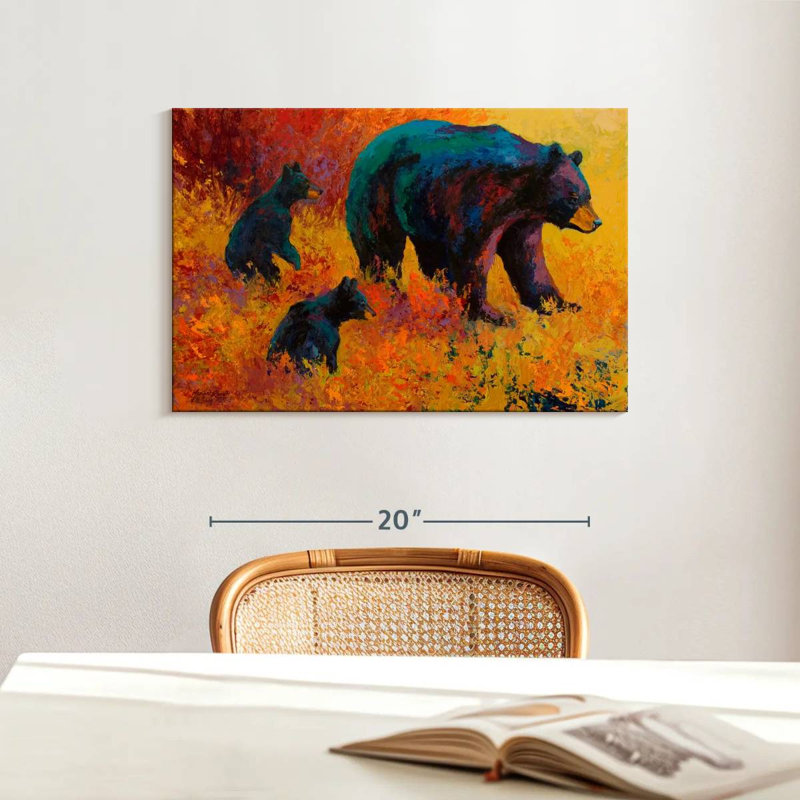 Brampt Double Trouble Black Bear, 16" H x 24" W