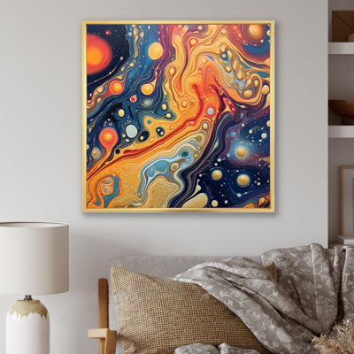 " Orange Blue Galactic Universe II "