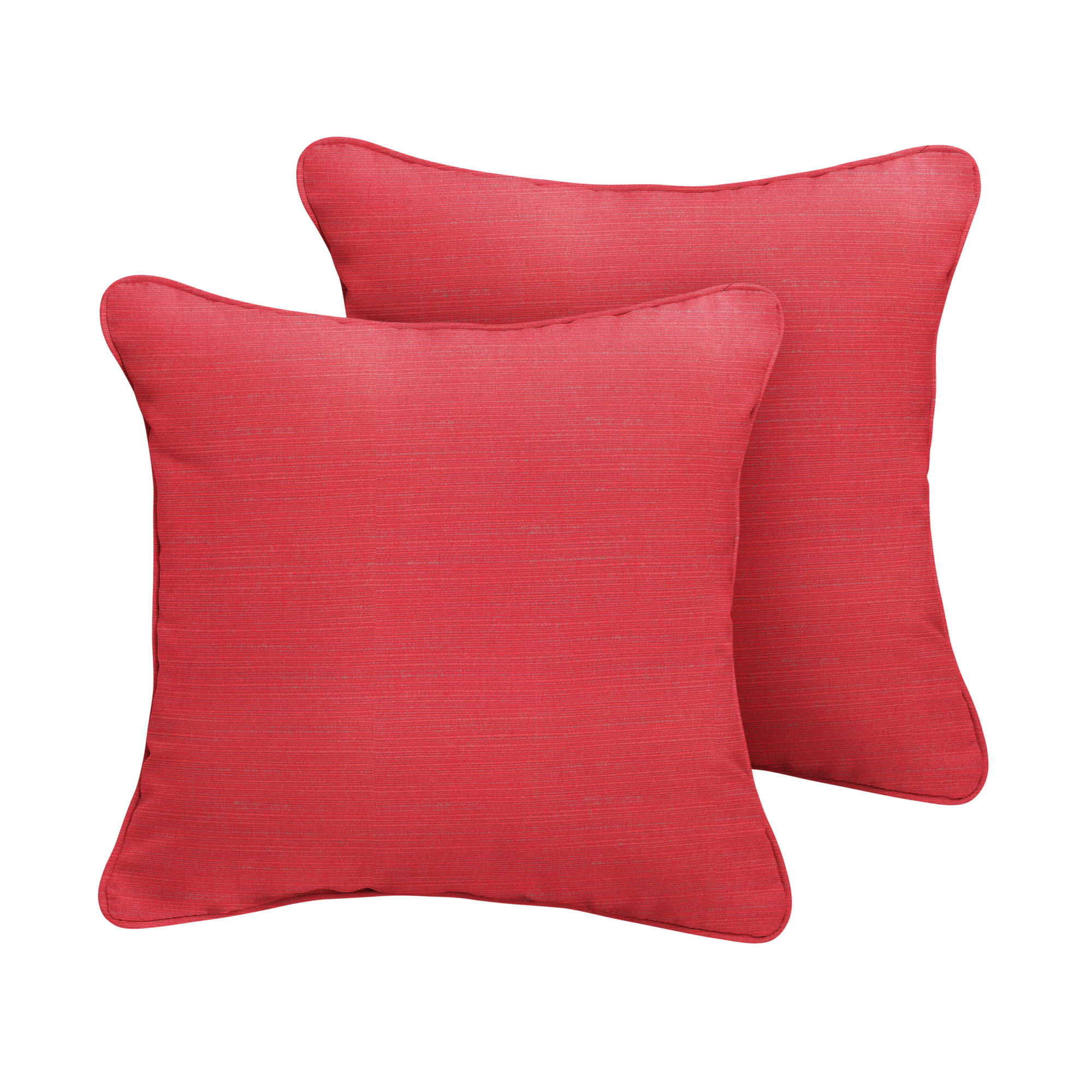 Hansah Indoor/Outdoor Throw Pillow, Sunbrella Canvas Macaw, 16" H x 16" W x 6" D