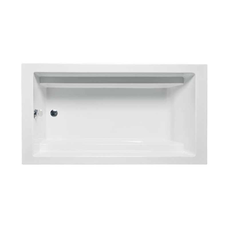 Cloudbreak 60" x 36" Drop In Combination Acrylic Bathtub, White