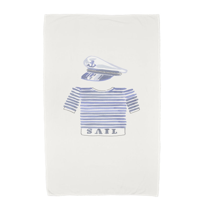 Serviette de plage Lingebach, Blanc