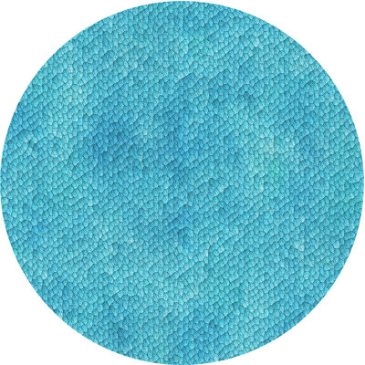 Tapis bleu sarcelle Ksawery