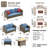 9 - Person Outdoor Wicker Patio Conversation Furniture Set With Fire Pit Table-109530822