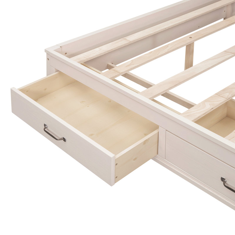 Full Size Wooden Daybed With 3 Storage Drawers, Upper Soft Board, Shelf, And A Set Of Sockets And Usb Ports, Full, White