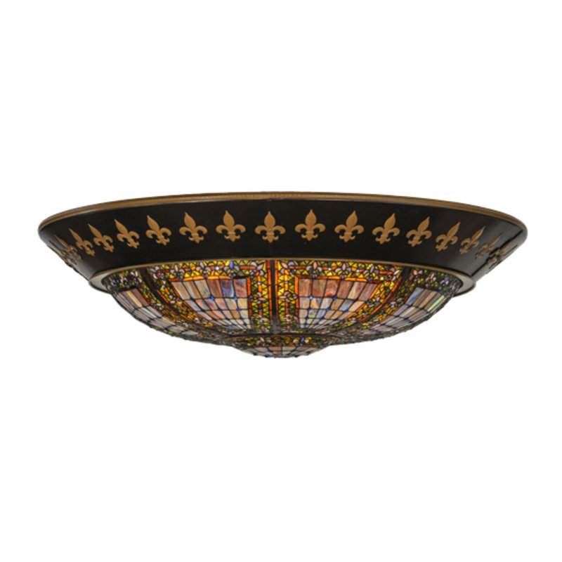 Fleur-de-lis 8 - Light Flush Mount