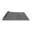 Tapis bleu / orange / vert à carreaux-682498113