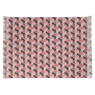Tapis de zone rouge/noir skyscrapers