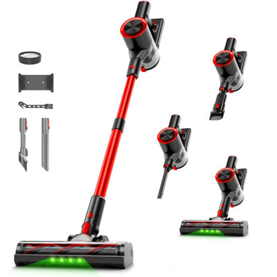 BSNAW 40KPA Cordless Stick Vacuum Cleaner, 8-in-1 Lightweight Vacuum with Powerful Suction for Carpets, Pet Hair & Hardwood Floors, Up to 45 Mins Runtime, Rechargeable for Home
