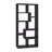 10-Shelf Bookcase In Cappuccino Finish-1396123139