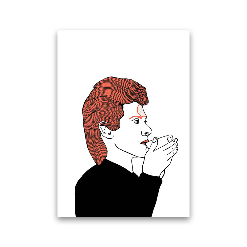 Bowie Tea by Carissa Tanton - Print, Unframed, 42cm H x 30cm W x 1cm D