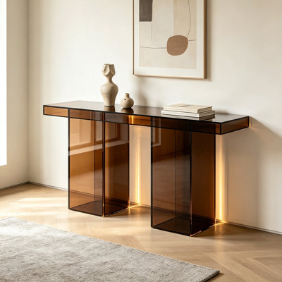 Acrylic minimalist console table