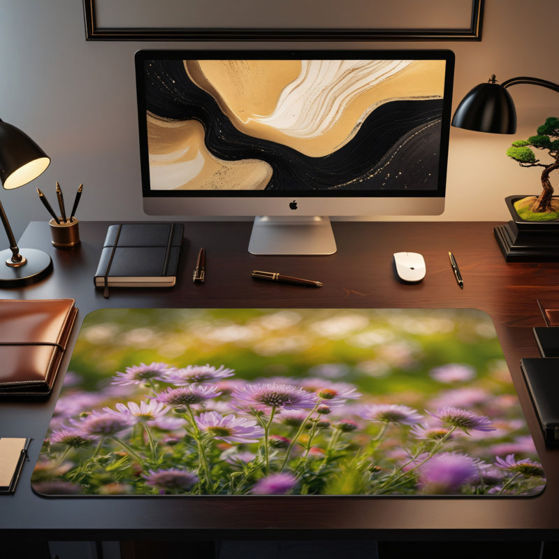 Polyester Desk Pad, 31.5x15.5