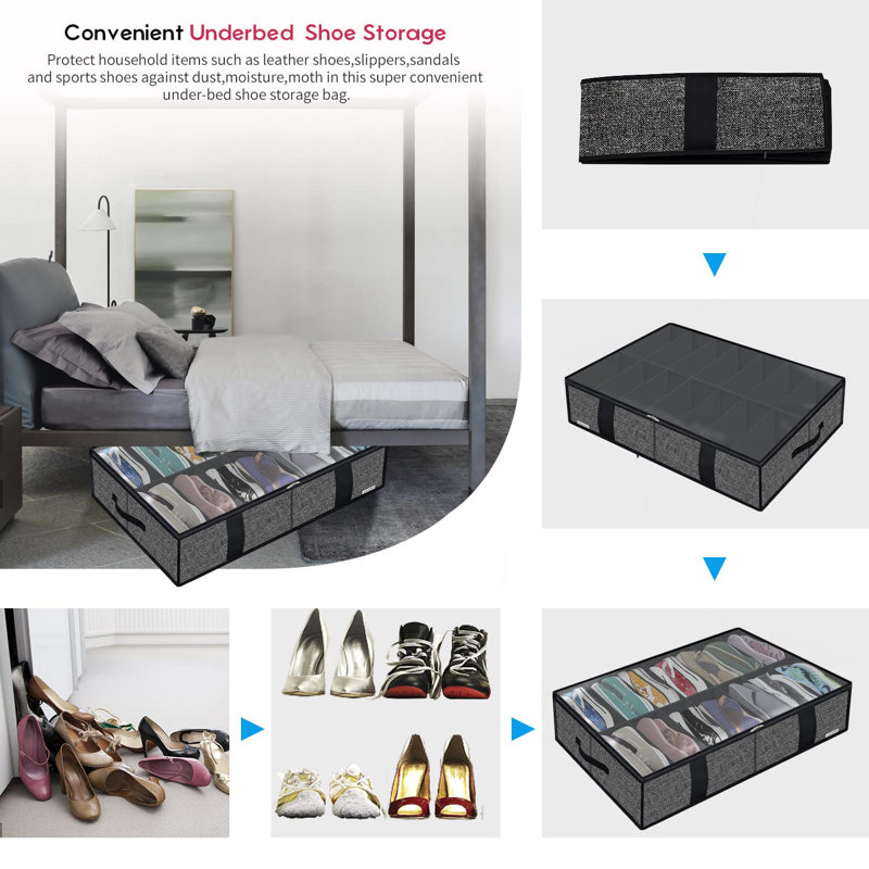 Latitude Run® Underbed Storage, Black