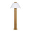 Craftsman Wood Floor Lamp, Natural Oak