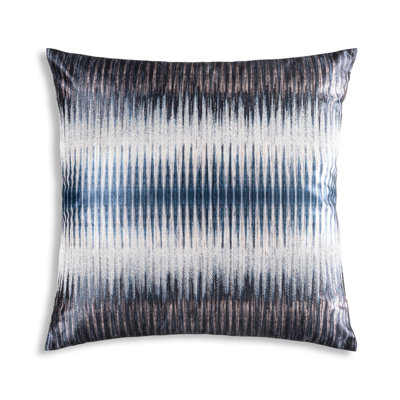 Cloud9 Design Bali Patterned Velvet Decorative Pillow Wave Print Accent Cushion 22"x22"
