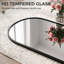 Aluminium Arch Full Length Mirror