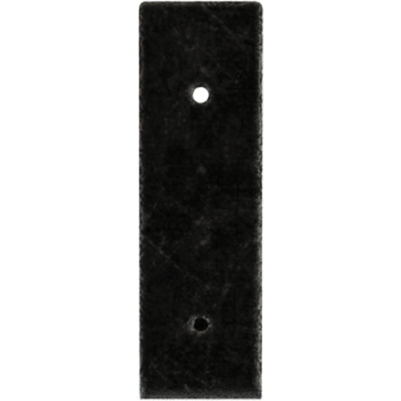 Support de tablette en acier, H 5 po x l 2 po x P 10 po, Étain antique