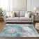 Mahaney Stain Resistant Abstract Area Rug