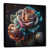 Black Floater Framed Canvas