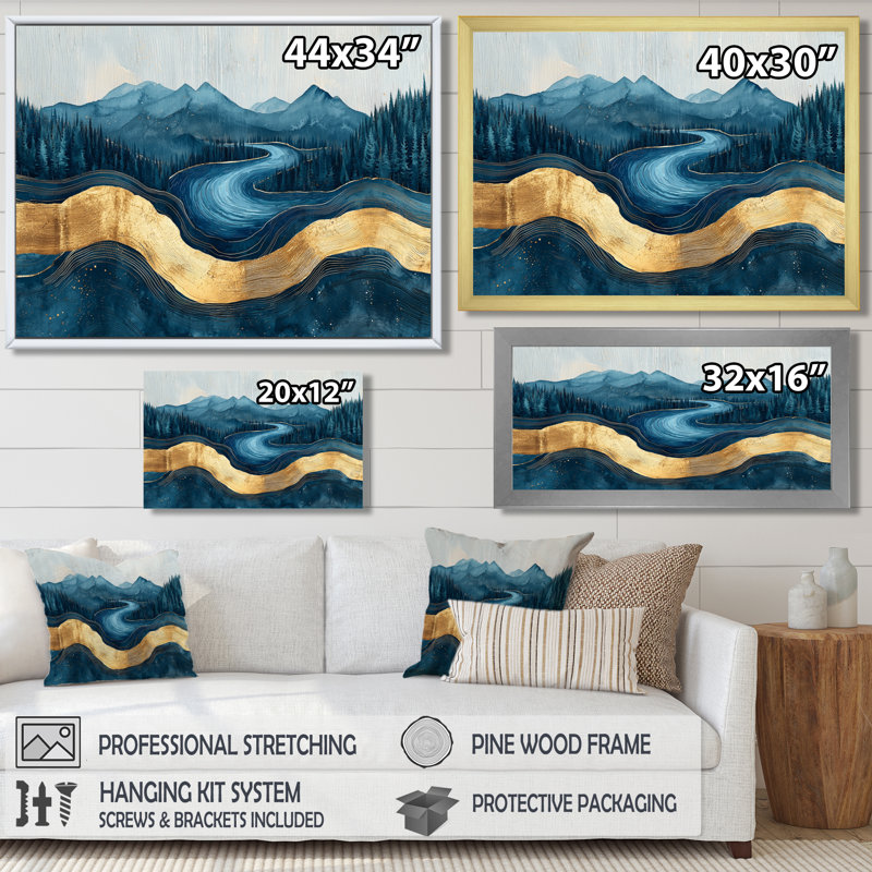 Nyleah - Cottage Wall Art, H 12 po x l 20 po, Impression encadrée flottante, Noir, noir, noir, noir
