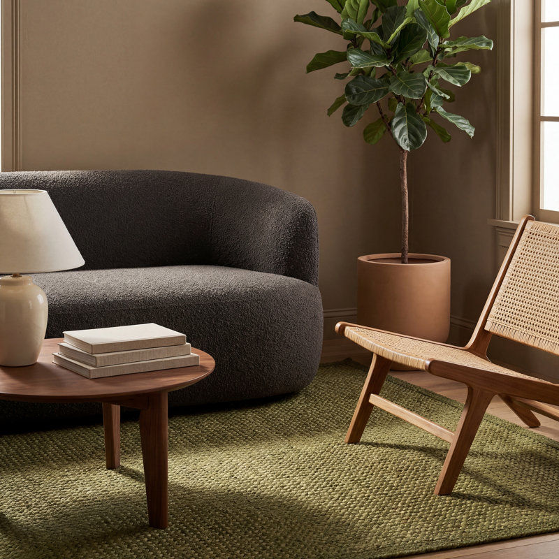 Thale Textured Handmade Jute Rug, Rectangle 9'6" x 13'6"