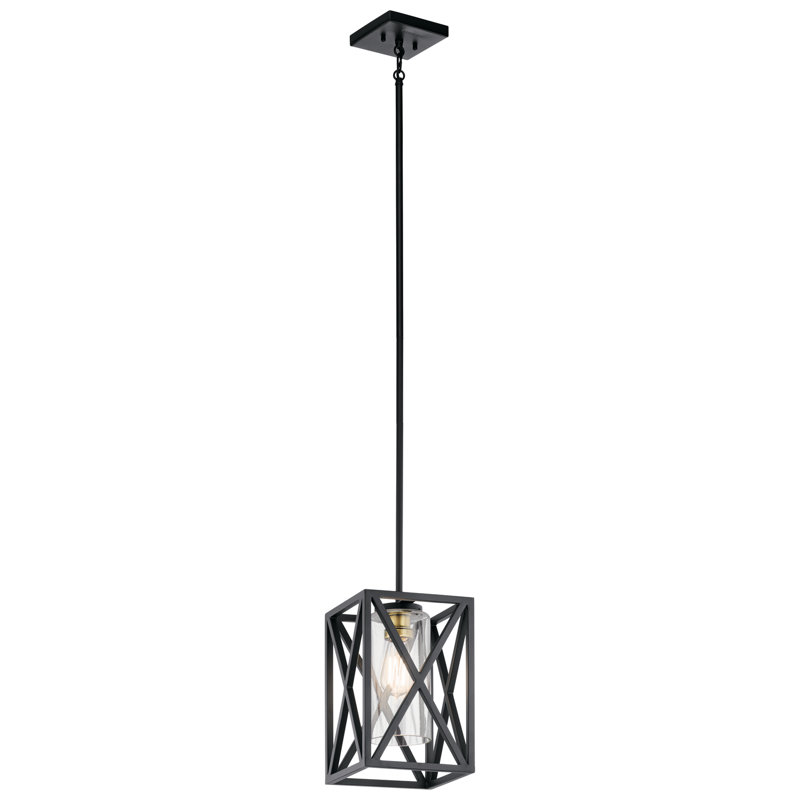 Brendetta 1 - Light Single Pendant, Black