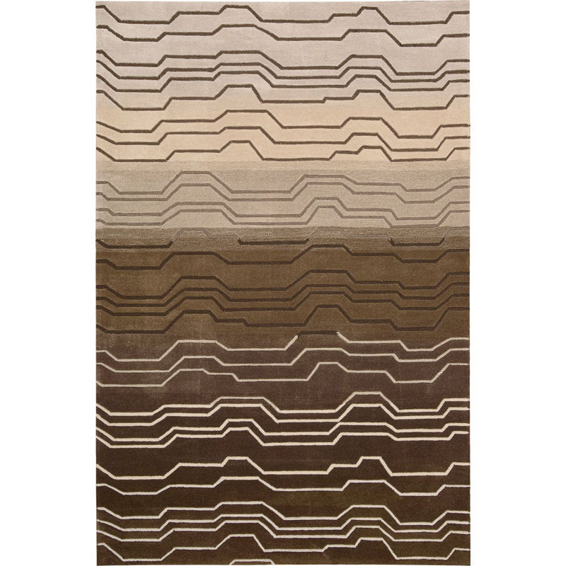 Geometric Indoor Rug, Rectangle 5' x 7'6"