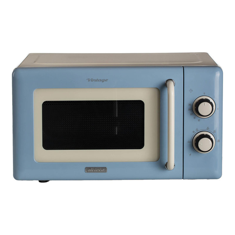 20L 800W Vintage Microwave, Blue