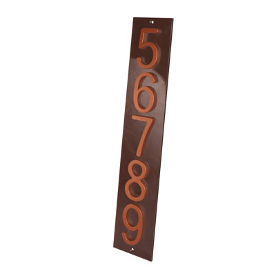 Plaque d'adresse verticale Amgo