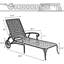 Méridienne en aluminium coulé 1Pcs blanc-2072004956