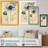Indigo Flower Blossoming II - Floral Canvas Wall Art-1984865285-1984865286