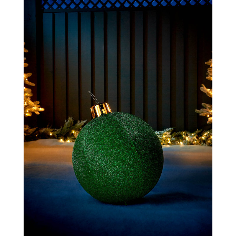 PVC Bauble, 45.72cm H x 45.72cm W x 45.72cm D, Green