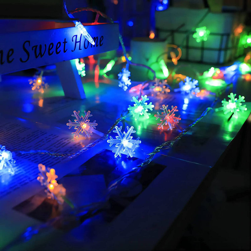 Guirlande lumineuse 9,8 pi 20 DEL Cedrik, Multicolore