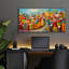 «Colorful City», art mural en verre acrylique, 48 po x 24 po-1779382331
