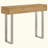 Harmony Natural And Silver 2-Drawer Console Table