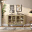 Buffet avec panneaux cannelés Modern Farmhouse-752288038