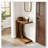 C-Shaped End Table