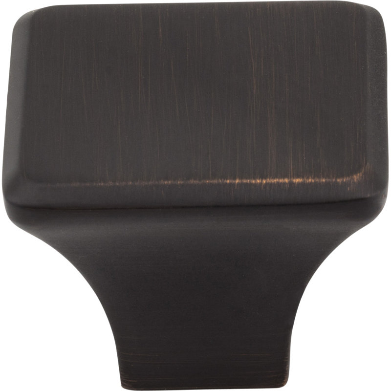 Marlo Square Knob, Brushed Oil Rubbed Bronze, 1 1/4″