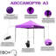 Abri instantané commercial 10 pi The Pop Up Canopies L 10 pi. D Auvent escamotable en métal-57807303