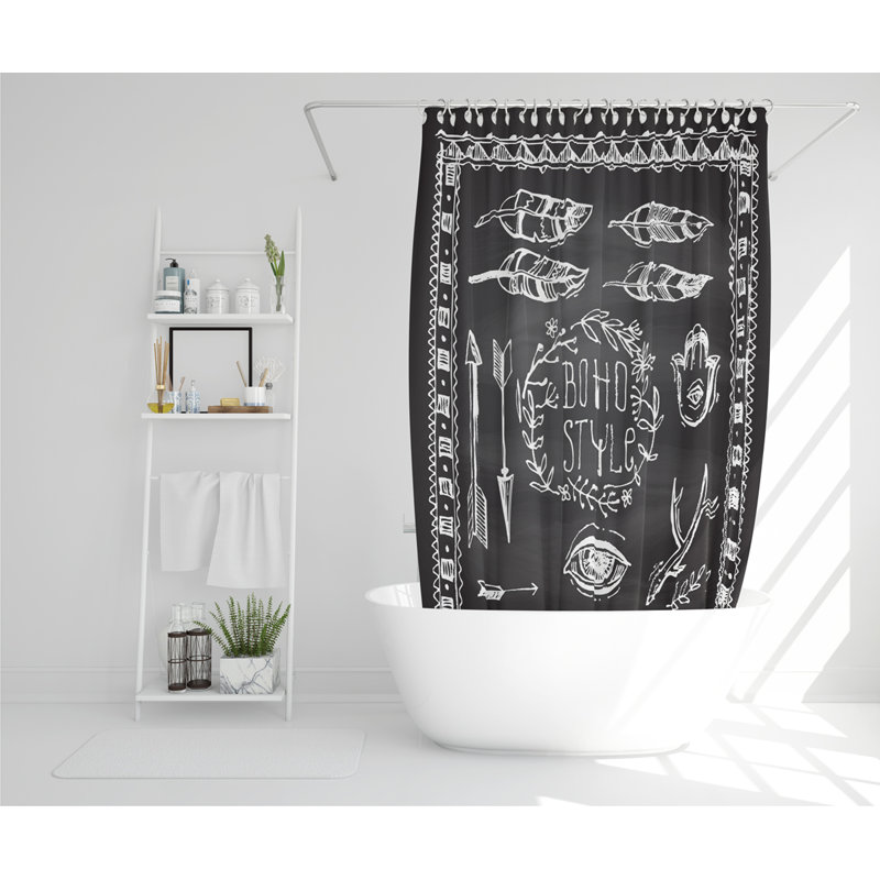 Buiron Polyester Shower Curtain Set