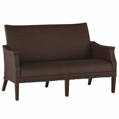 Bentley 57.5"" Wide Outdoor Wicker Loveseat -  Summer Classics, 392332