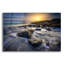 Art mural en verre Highland Dunes «Decembre Sunrise In Ogunoust» par Rick Berk-2125800469