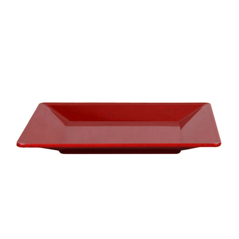 Thunder Group Inc. Passion Melamine Platter, 0.43" H x 4" W x 4" D, Red