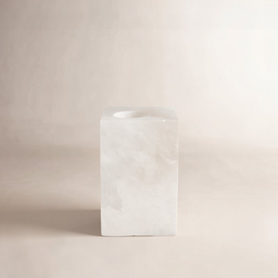 Alabaster T-Lite Candle Holder