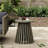 Outdoor Acacia Wood Side Table With Grey Finish For Patio, Balcony, And Lawn Use.-1165673587