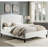 Upholstered Eastern King Wingback Bed